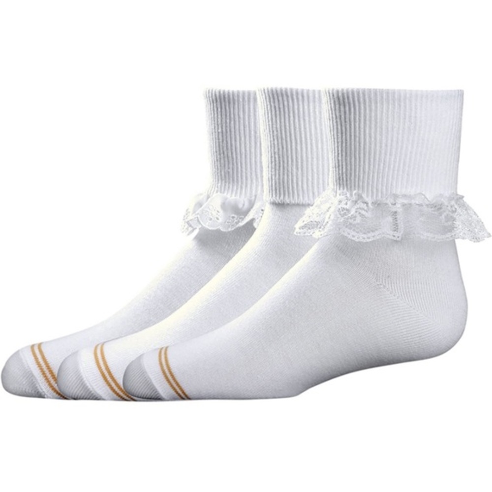 🔥5/$25🔥Gold Toe EZ Match Dressy Turn Cuff Anklet Socks, 3pair